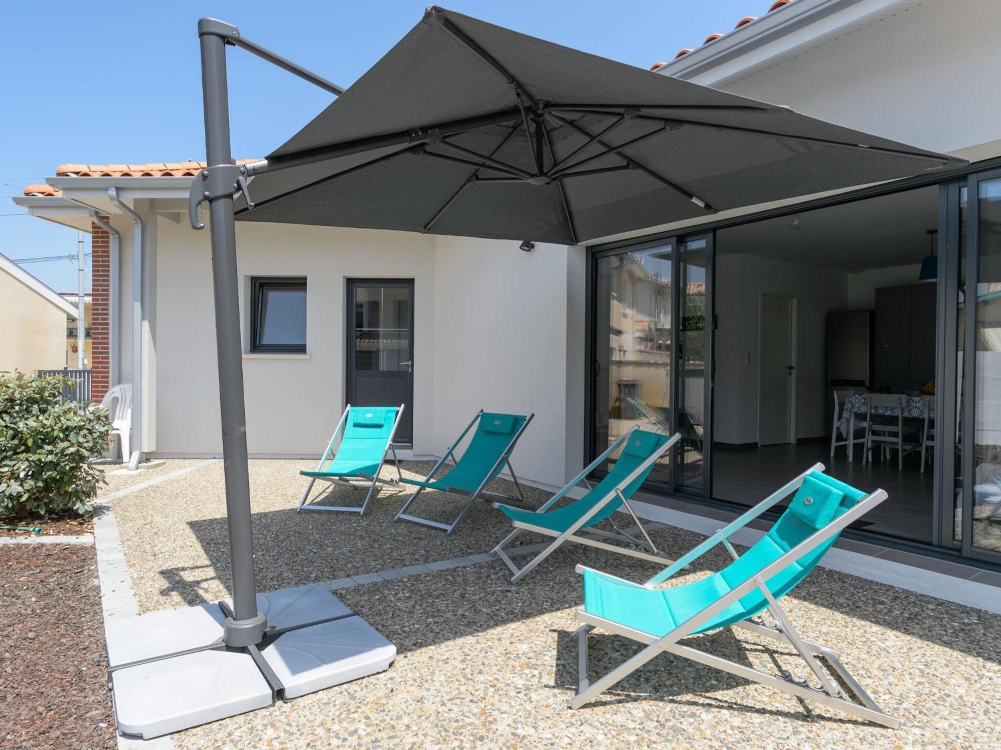 Maison Moderne Pres Plage Aiguillon - 2 Chambres, Terrasse, Jardin, Parking - Calme Et Confort - Fr-1-420-63 阿卡雄 外观 照片